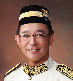 Image shows Datuk Abdul Karim Rahman Hamzah. Photo credit: Ministry of Housing, Sarawak.