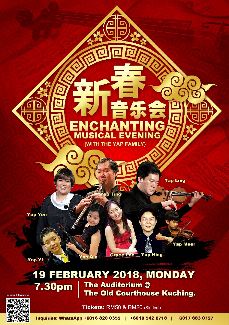 Enchanting Musical Evening Poster