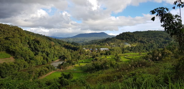 The panaromic view of Sela’an Kayan Village, Ulu Baram.