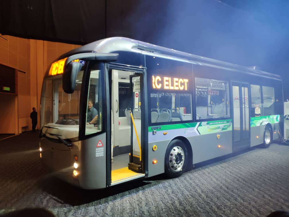 Unveiling of the electric bus at BCCK