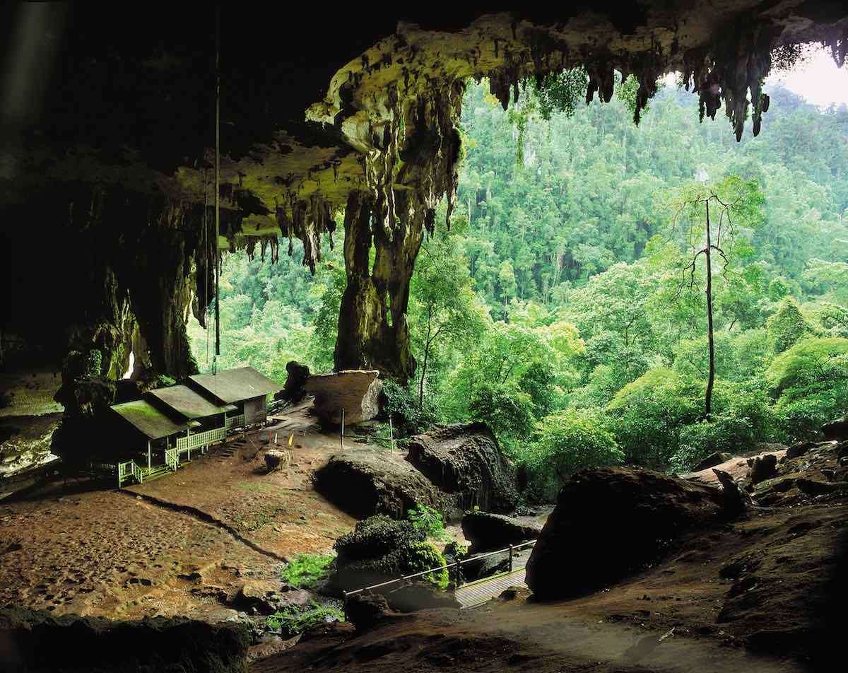 Photo of the Great Cave, Niah National Park. (Photo courtesy of Borneo Adventure)